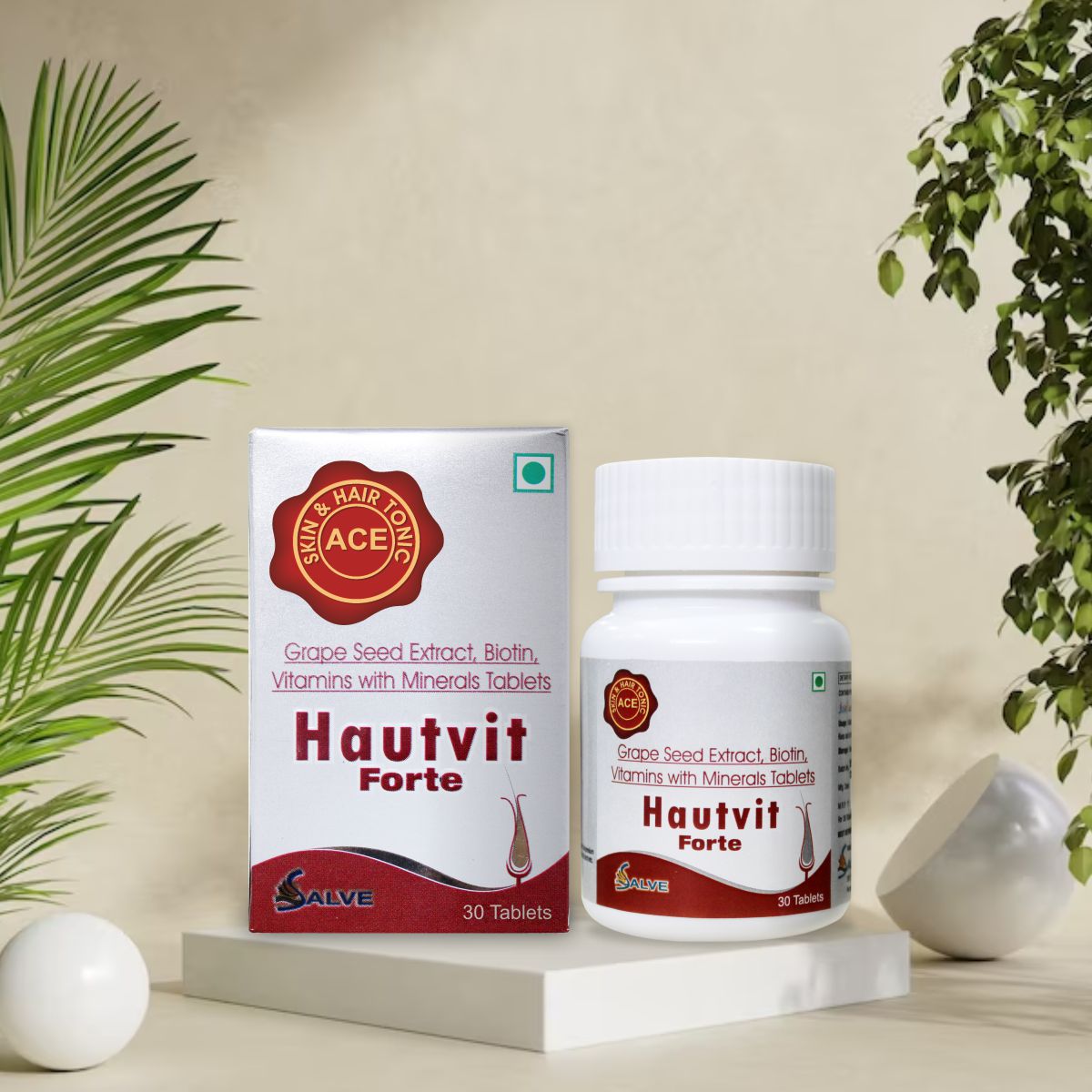 Salvia Anti Hair Fall Tablets Hautvit Forte Salvia Anti Hair Fall Tablets Hautvit Forte